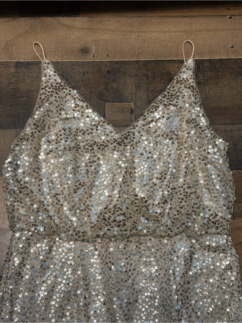 Adrianna Papell Sequin Evening Gown - Picture 4 of 6